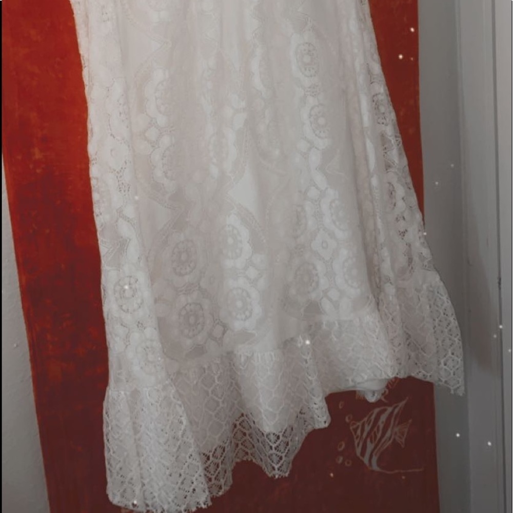 white dress
